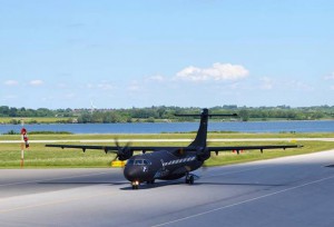 Alsie Express ATR72-fly i Sønderborg Lufthavn. (Foto: Alsie Express)