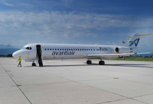 Avantiair Fokker F-100 skal flyve mellem Oslo og Bergen.