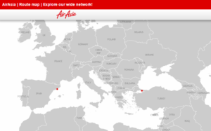 Barcelona og Istanbul var i et par dage plottet ind på rutekortet for AirAsia X.