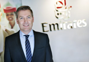 Morten Balk er landechef for Emirates i Danmark. (Foto: Emirates)